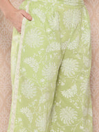 Ahalyaa Women's Traditional Wear Co-ods - Pista Green | Grocsy