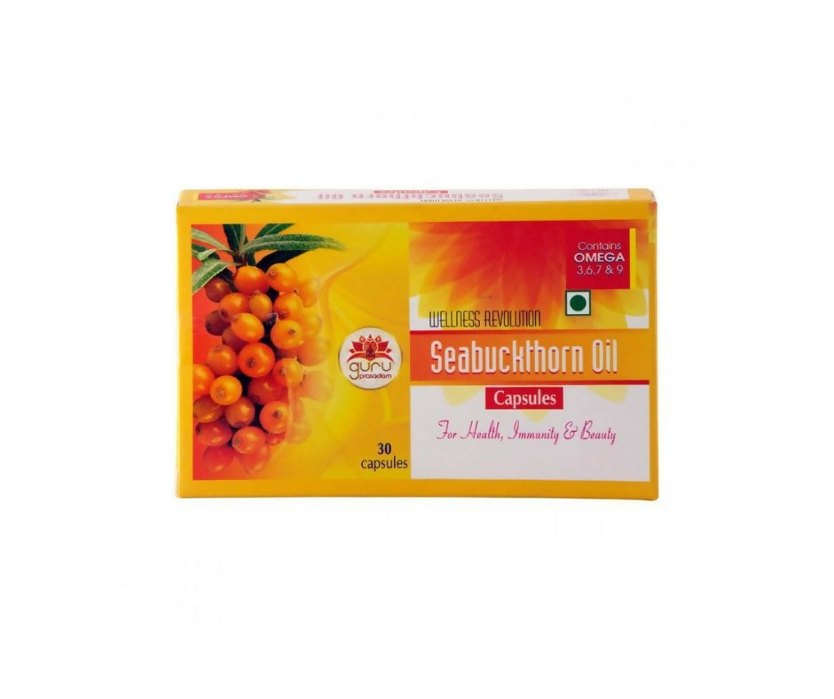 Guru Prasadam Seabuckthorn Oil Capsules | Grocsy