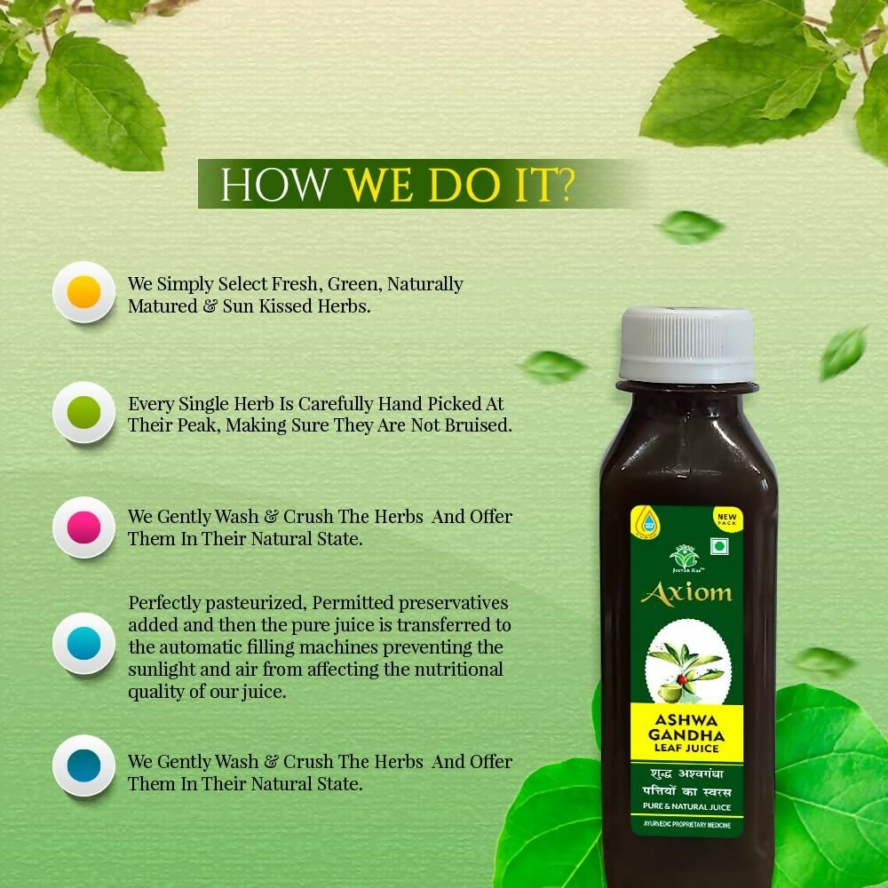 Axiom Ashwagandha Leaf Juice | Grocsy