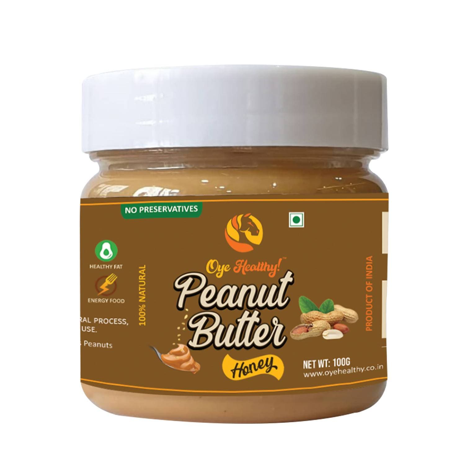 Oye Healthy Peanut Butter Natural Honey | Grocsy