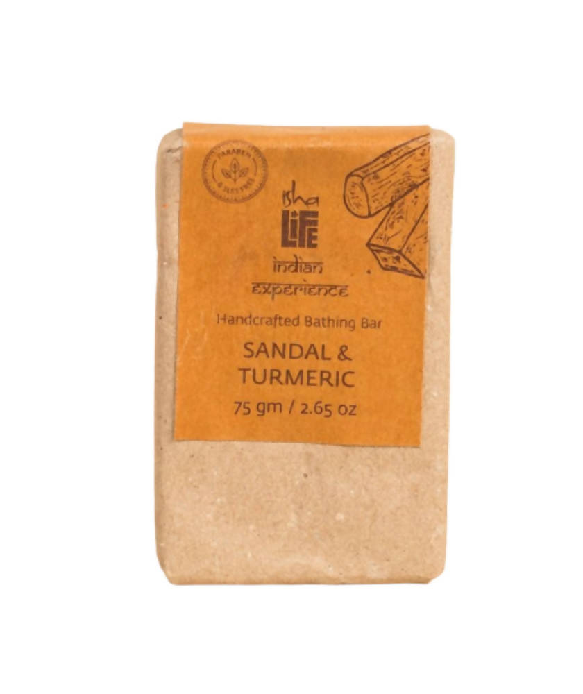 Isha Life Sandal & Turmeric Soap | Grocsy