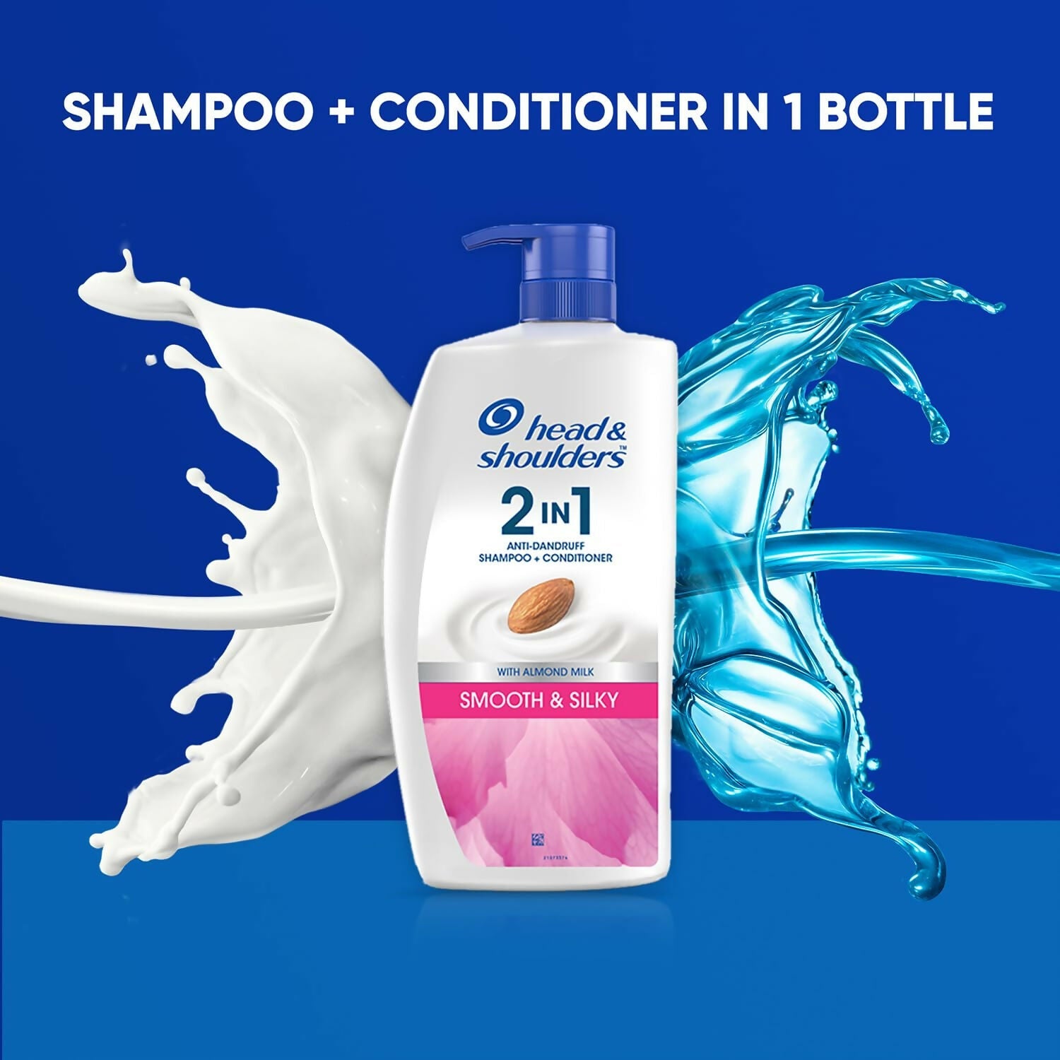 Head & Shoulders 2-in-1 Smooth and Silky Anti Dandruff Shampoo + Conditioner | Grocsy