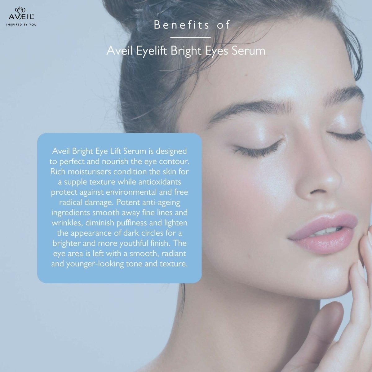 Aveil Eye Lift Under Eyes Serum - Smoothens Fine Lines & Wrinkles | Grocsy