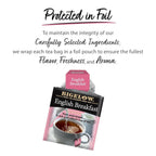 Bigelow Tea English Breakfast Black Tea Freshness & Aroma Caffeinated | Grocsy