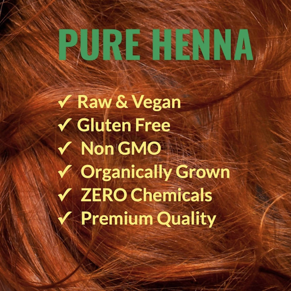 The Henna Guys Pure Henna Powder For Hair Dye / Color | Grocsy