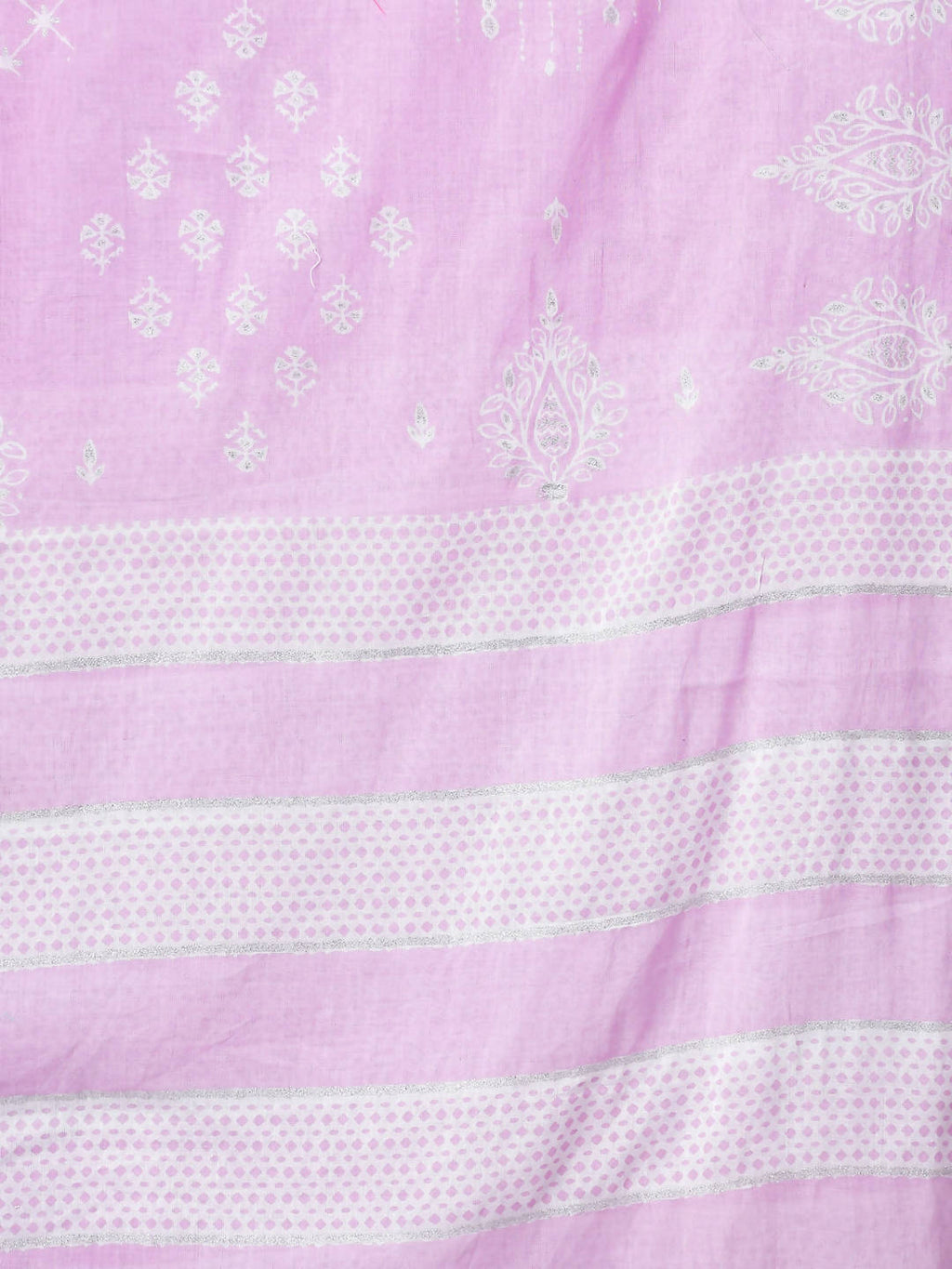 Myshka Cotton Printed 3/4 Sleeve Round Pink Women Kurta set | Grocsy