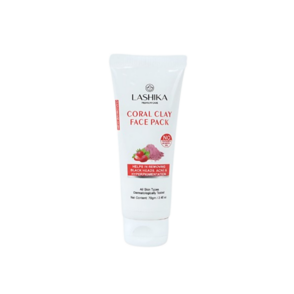 Lashika Coral Clay Face Pack | Grocsy