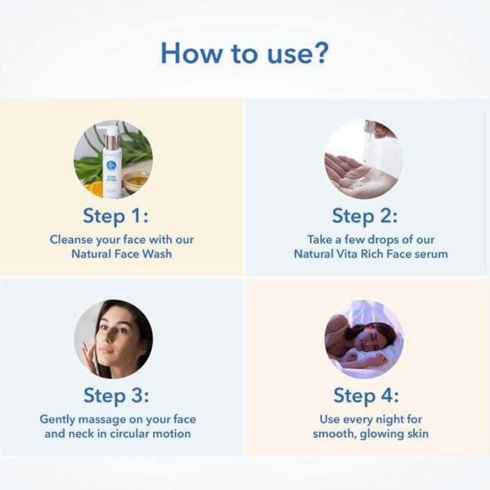 The Moms Co Natural Vitamin C Face Serum | Grocsy