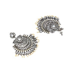 Diamond Earrings with Matching Maang Tikka- Ruby Raang | Grocsy
