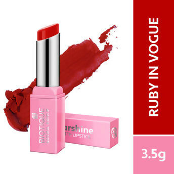 Biotique Starshine Matte Lipstick - Ruby In Vogue | Grocsy