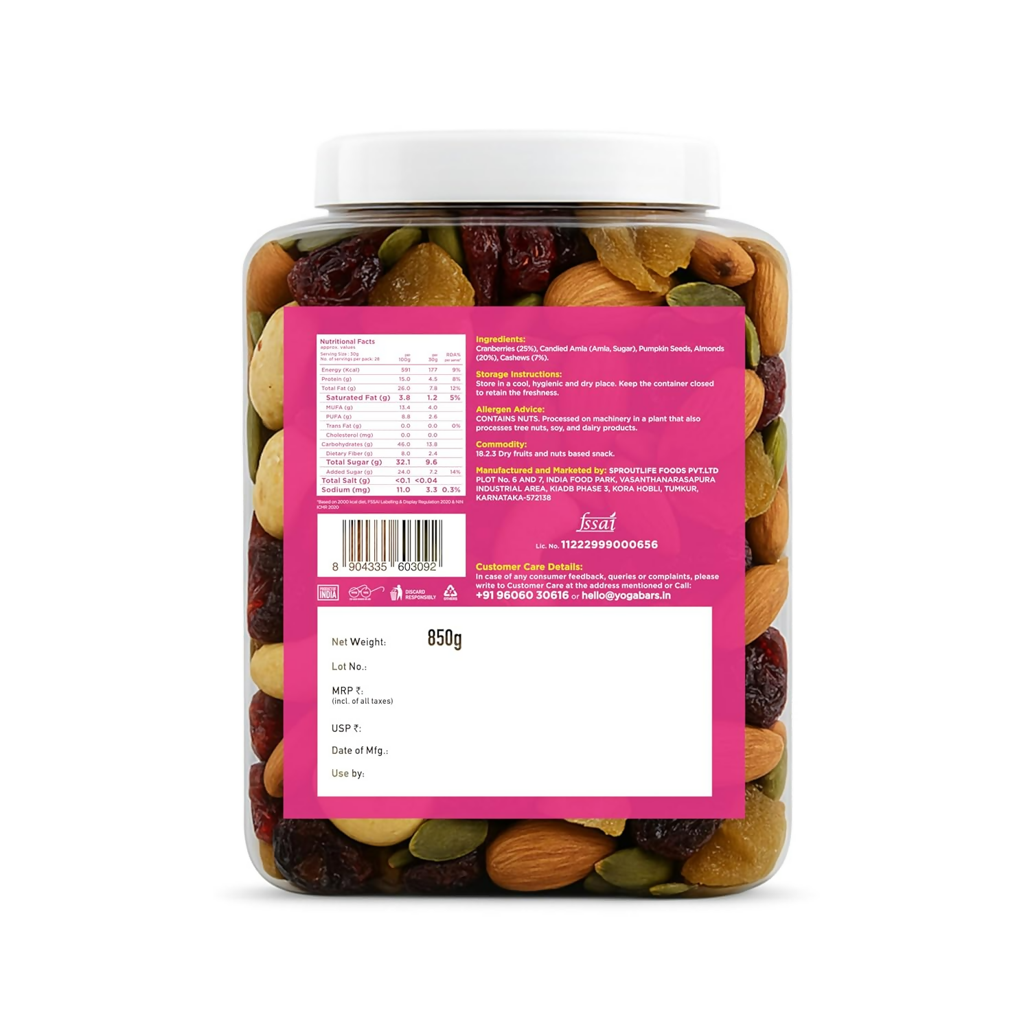 Yoga Bar Daily Health, Protein & Panchmeva Mix Combo | Grocsy