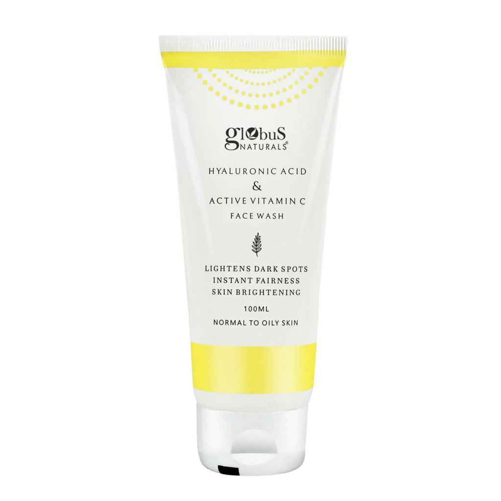 Globus Naturals Hyaluronic Acid & Vitamin C Face Wash | Grocsy