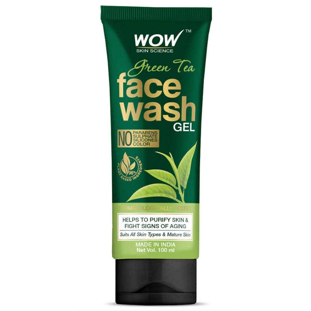 Wow Skin Science Green Tea Face Wash Gel | Grocsy