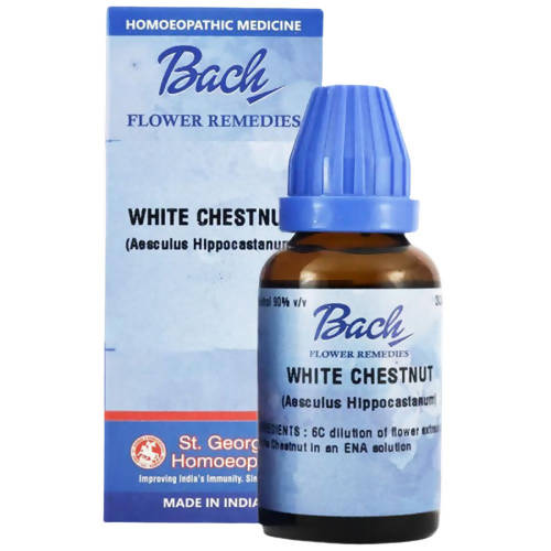 St. George's Bach Flower Remedies White Chestnut | Grocsy