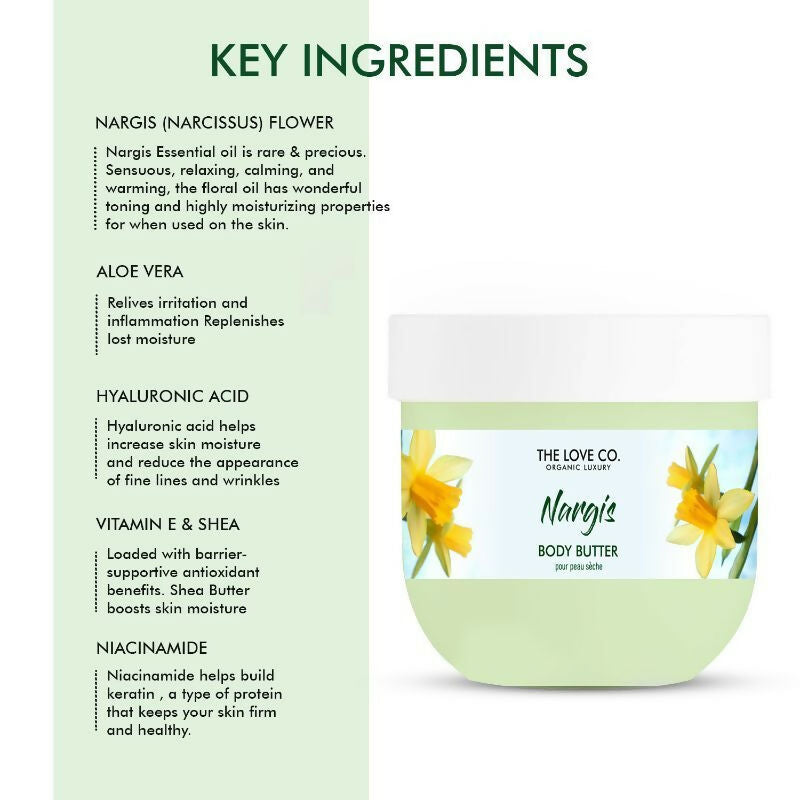The Love Co. Nargis Body Butter | Grocsy