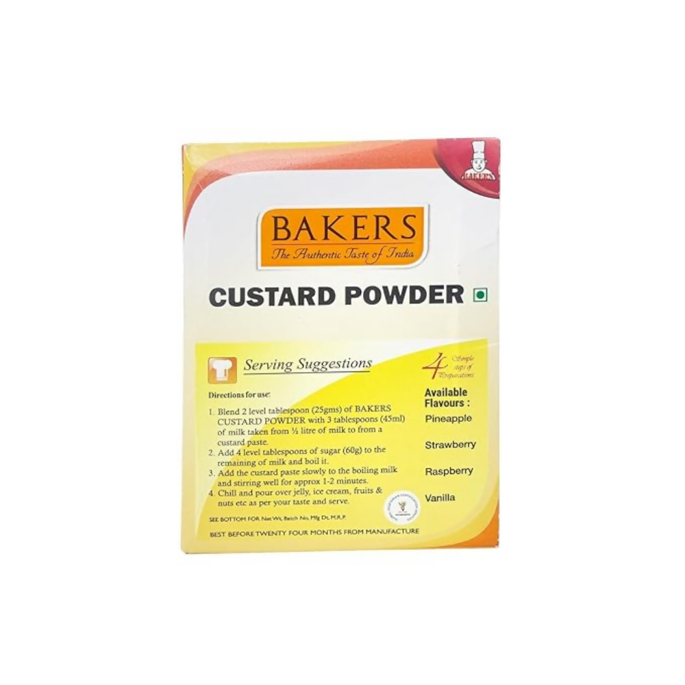 BAKERS Custard Powder - Mango | Grocsy