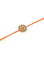 Designer kundan Rakhi - Ruby Raang | Grocsy