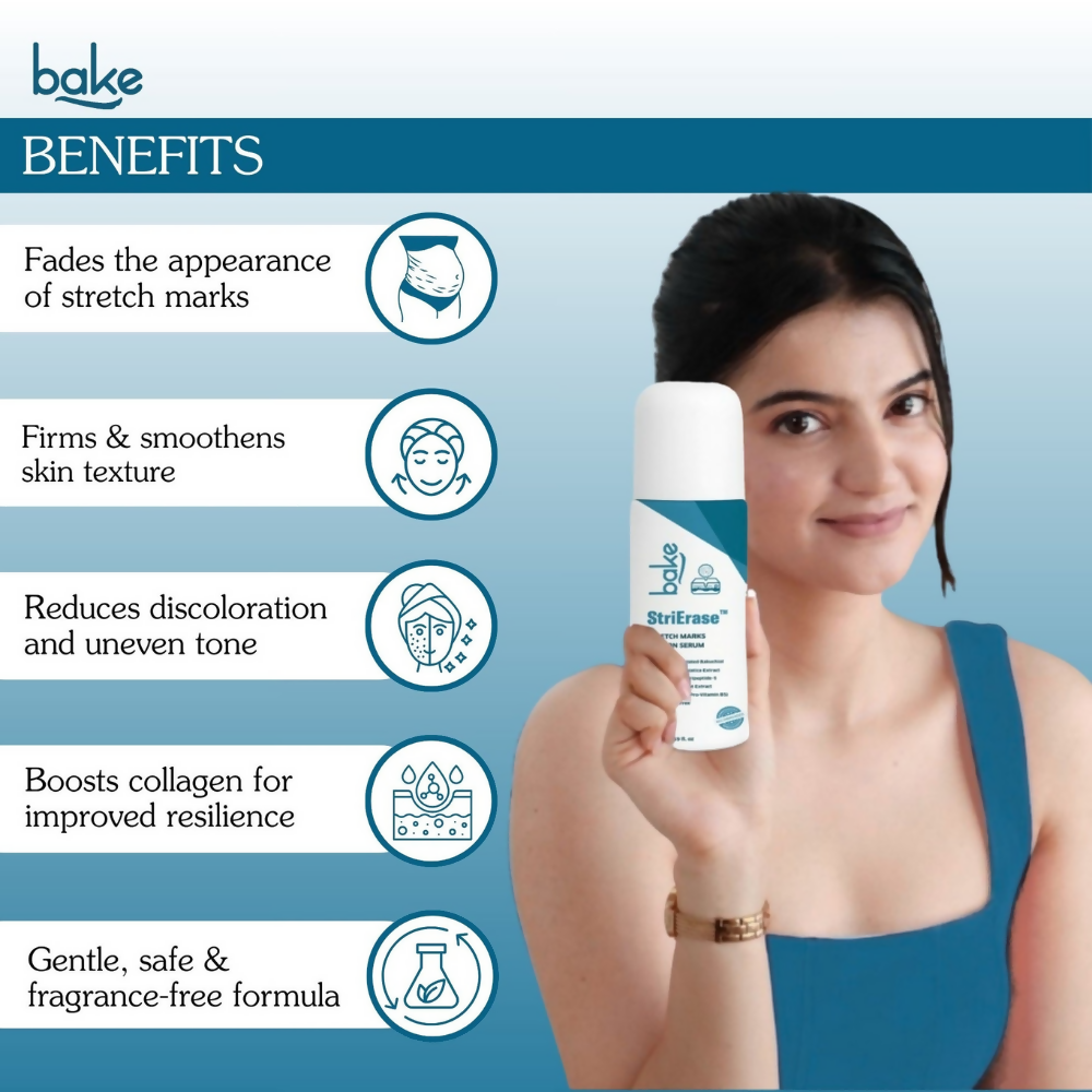 Bake StriErase™ Stretch Marks Removal Roll-On Serum | Grocsy
