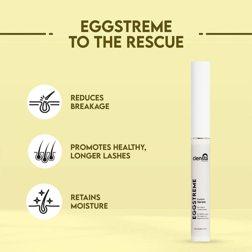 Clensta Eggstreme Eyelash Serum | Grocsy