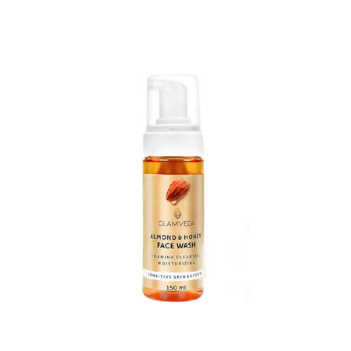 Glamveda Almond & Honey Nourishing Foaming Face Wash | Grocsy
