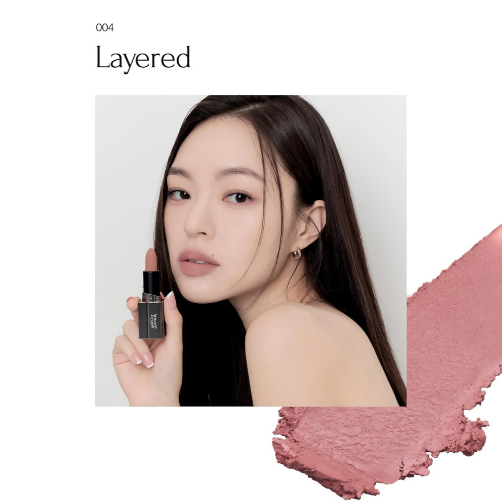 MUZIGAE MANSION Moodwear Blur Lipstick - 004 Layered | Grocsy