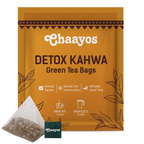 Chaayos Detox Kahwa Green Tea Bags | Grocsy
