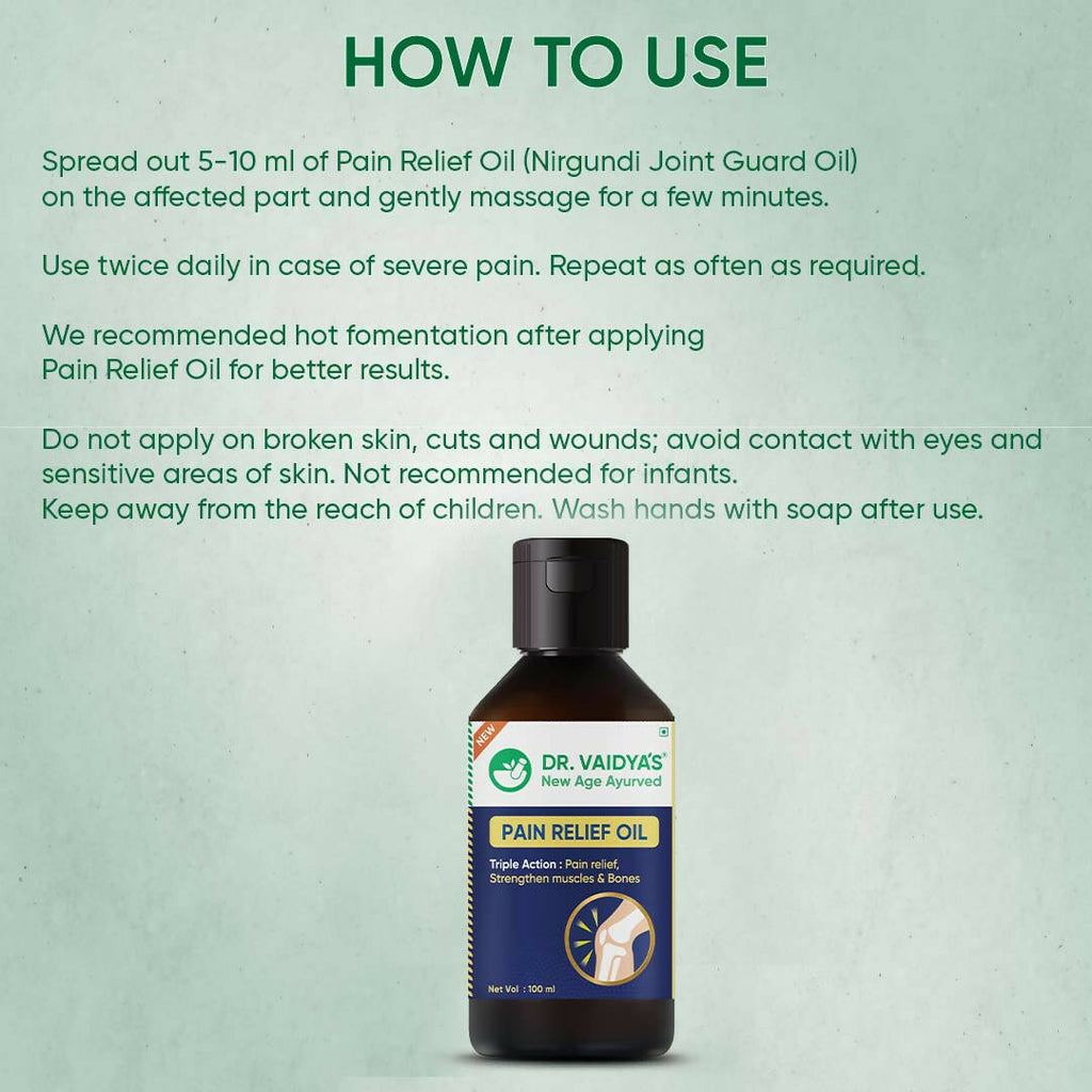 Dr. Vaidya's Pain Relief Oil | Grocsy