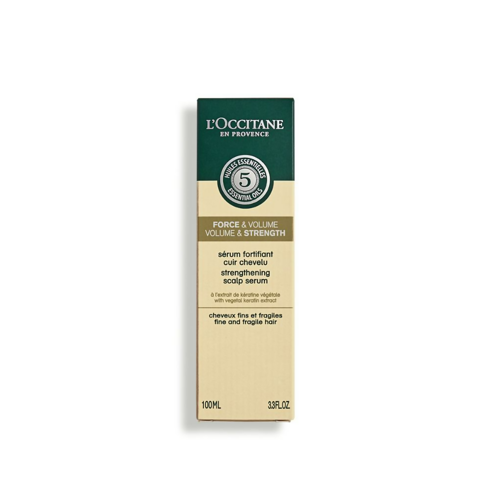 L'Occitane Strength & Volume Scalp Serum | Grocsy