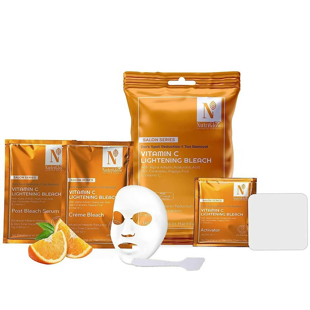 NutriGlow Advanced Organics Vitamin C Bleach (6 in 1) | Grocsy