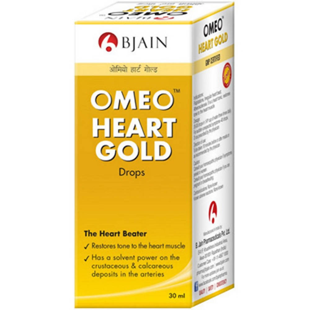 Bjain Homeopathy Omeo Heart Gold Drops | Grocsy
