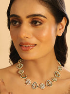 Nuyug 22K Gold Plated Kundan Ornate Royal Matha Patti | Grocsy