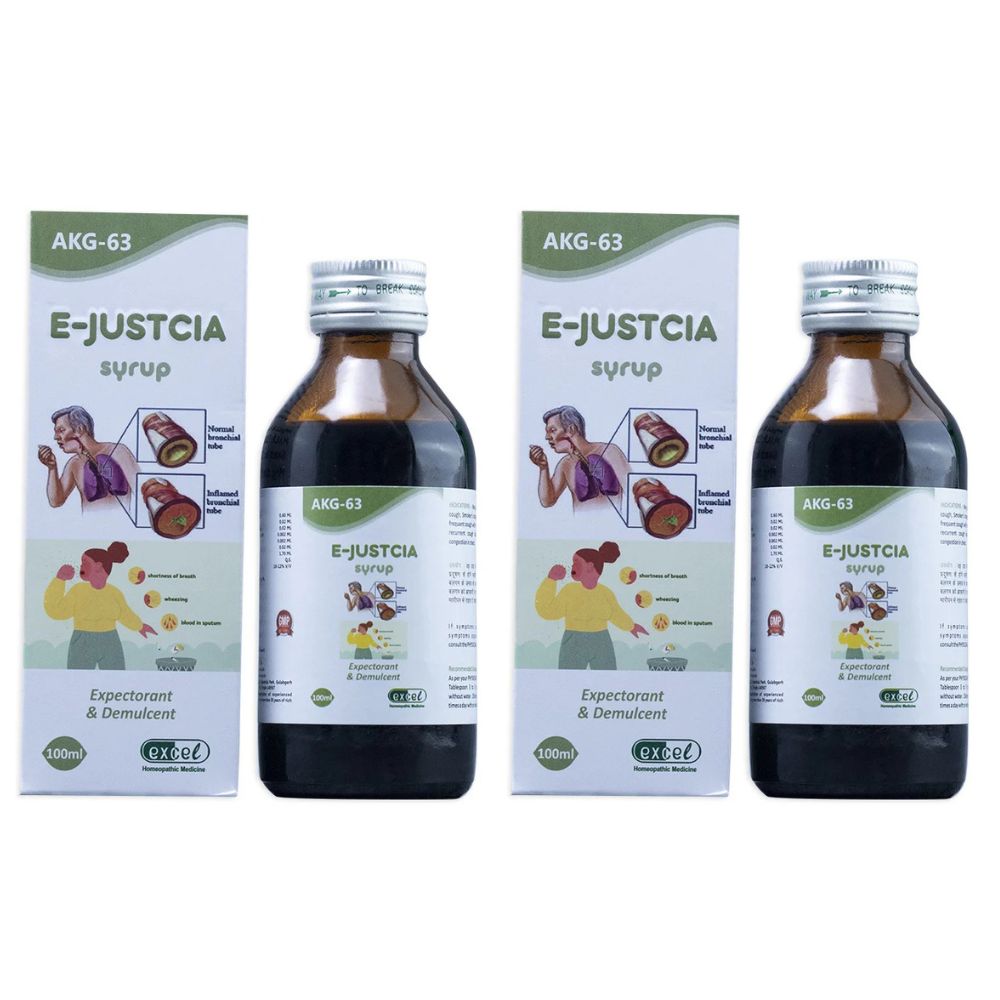 Excel Pharma E-Justcia Syrup | Grocsy