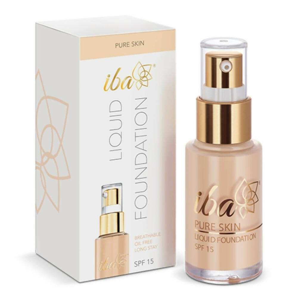 Iba Pure Skin Liquid Foundation SPF 15 - Ivory Fair | Grocsy