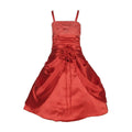 Asmaani Baby Girl's Red Modern Frock (AS-DRESS-22021) | Grocsy
