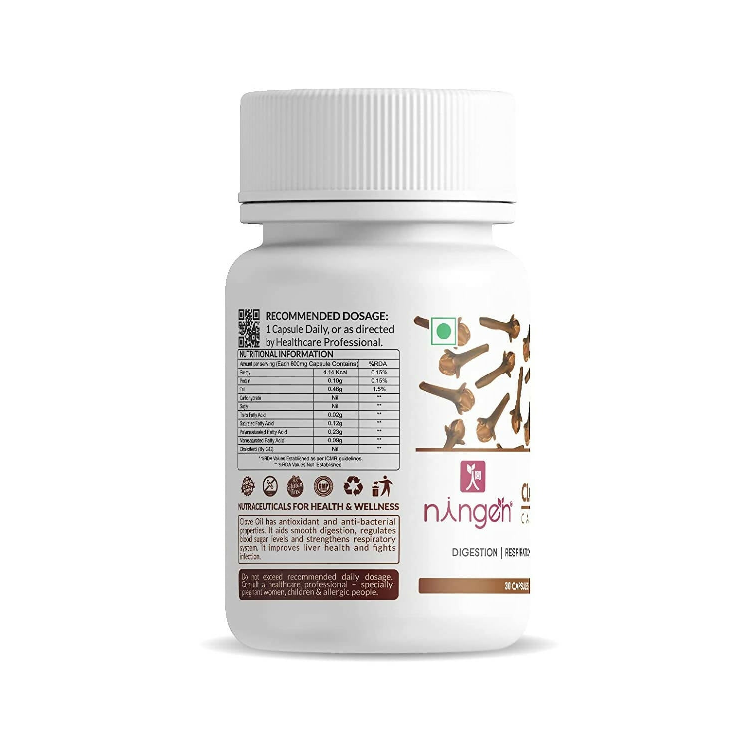 Ningen Clove Oil Capsules | Grocsy