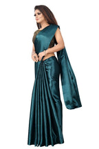 Vamika Rama Green Satin Designer Saree (PAVITRA RAMA) | Grocsy