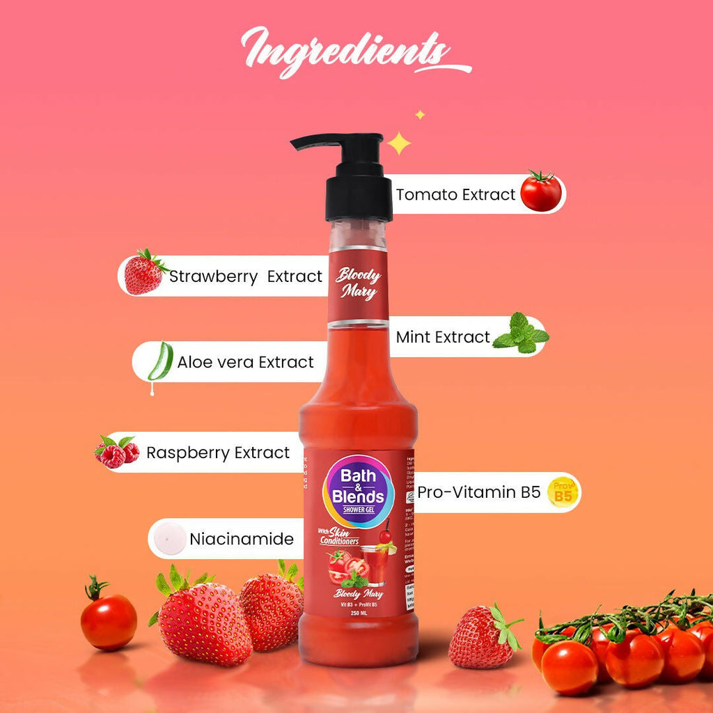 Bath & Blends Bloody Mary Shower Gel | Grocsy