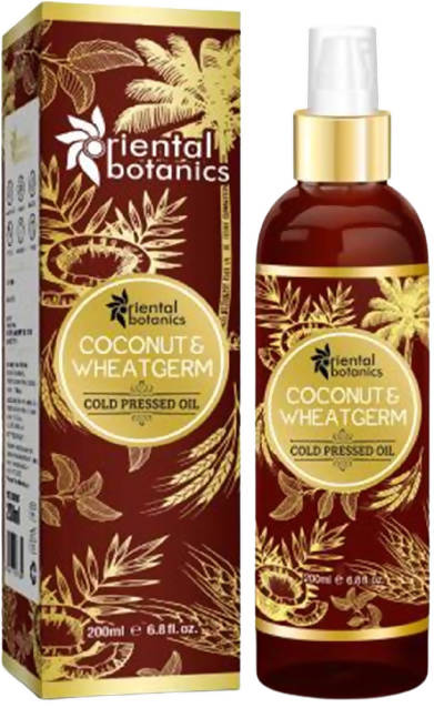 Oriental Botanics Coconut & Wheatgerm Cold Pressed Oil | Grocsy