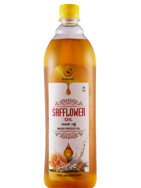 Pratusti Wood Pressed Safflower Oil | Grocsy