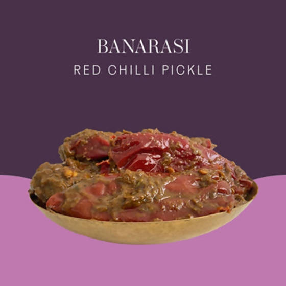 Postcard Banarasi Red Chilli Pickle | Grocsy