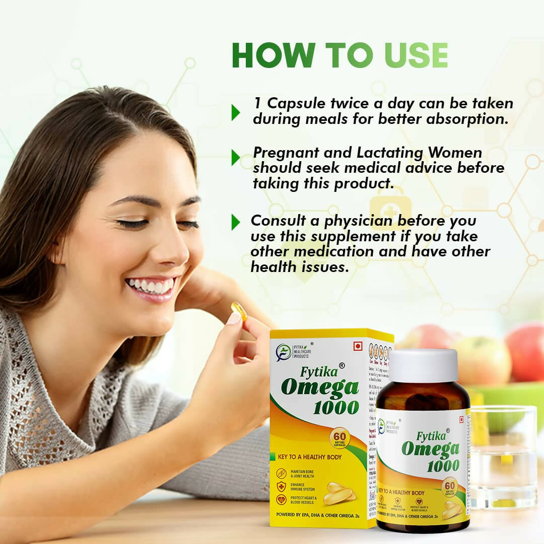 Fytika Omega 1000 Capsules | Grocsy