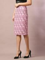 Myshka Women's Multi Printed Knee Length Party Embellished Skirts | Grocsy