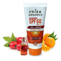 Prisa Organics Replenishing Sun Screen SPF 60 PA+++ Invisible Feel Gel Cream | Grocsy