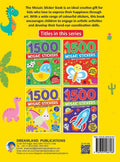 Dreamland Publications 1500 Mosaic Stickers Book 3 with Colouring Fun - Sticker Bok for Kids Age 4 - 8 years | Grocsy