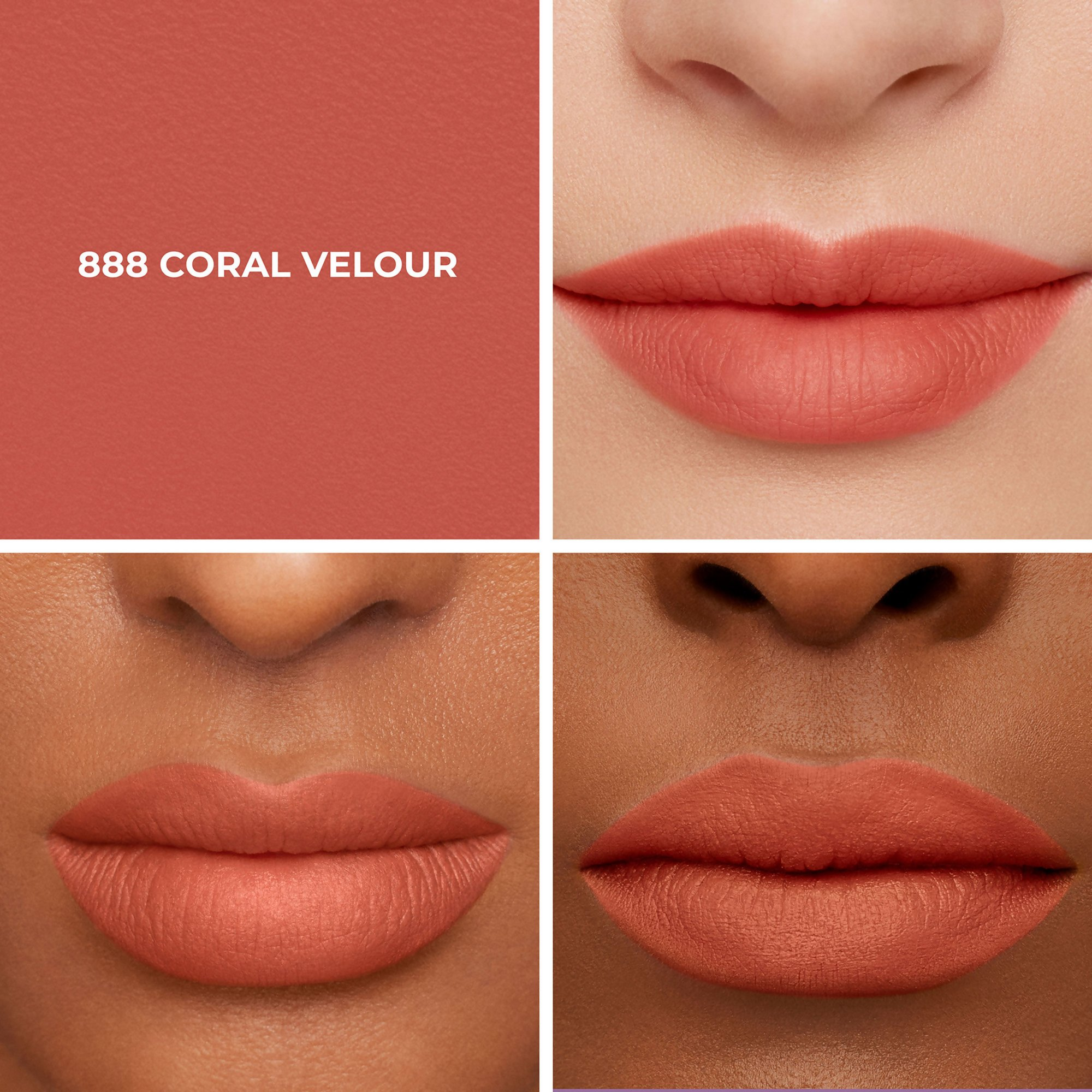 Laura Mercier Caviar Smoothing Matte Lipstick - 888 Coral Velour | Grocsy