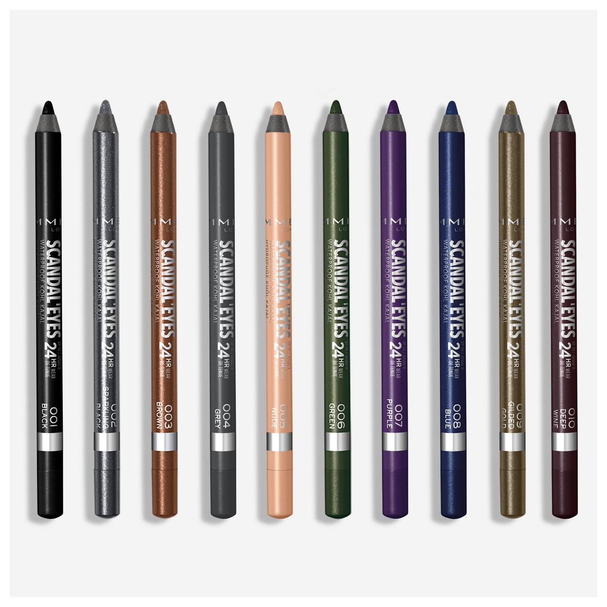 Rimmel London Scandaleyes Waterproof Kohl Kajal Liner - Green | Grocsy