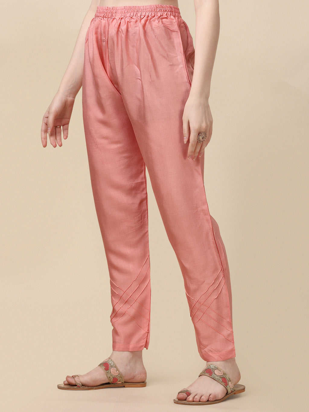 Embroidered Kurta With Pant & Dupatta Set, Multicolor - Hiral Fashion | Grocsy