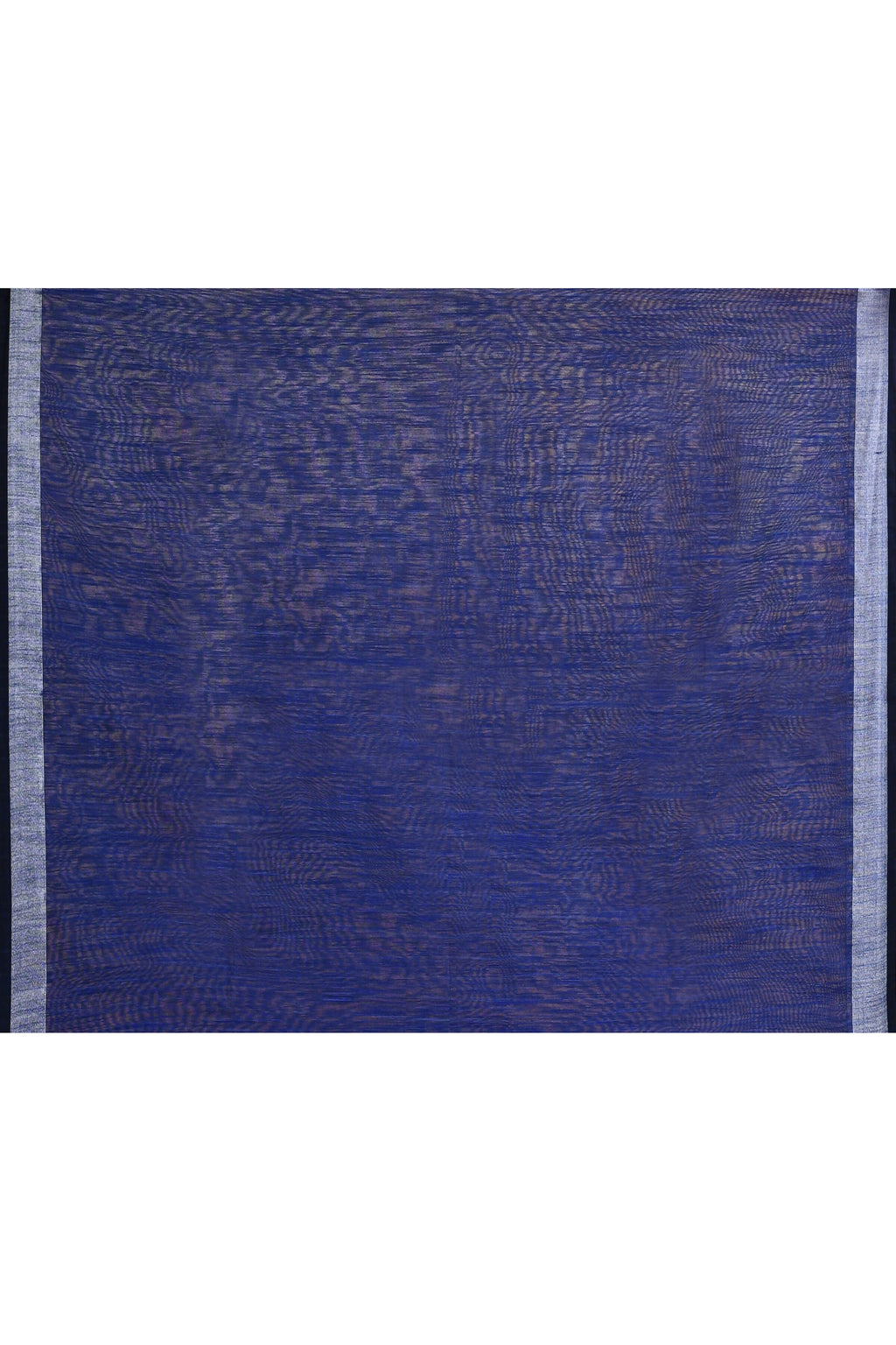 Piyari Fashion Women's Royal Blue Embellished Cotton Blend Zari Border Handloom Saree | Grocsy