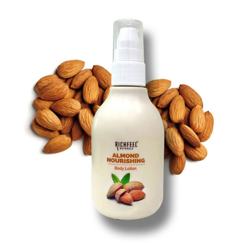 Richfeel Almond Body Lotion with 2X Almond Oil | Grocsy