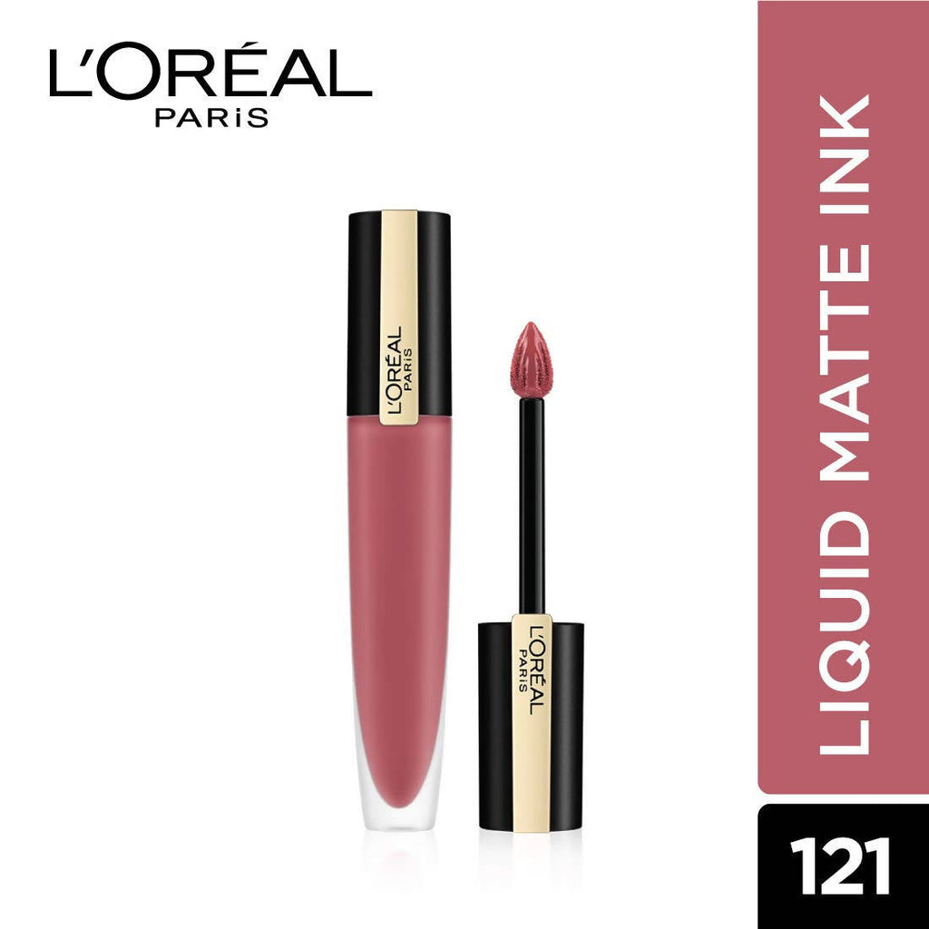 L'Oreal Paris Rouge Signature Matte Liquid Lipstick - 121 I Choose | Grocsy